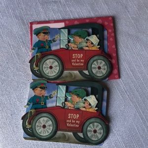 Vintage inspired valentine cards